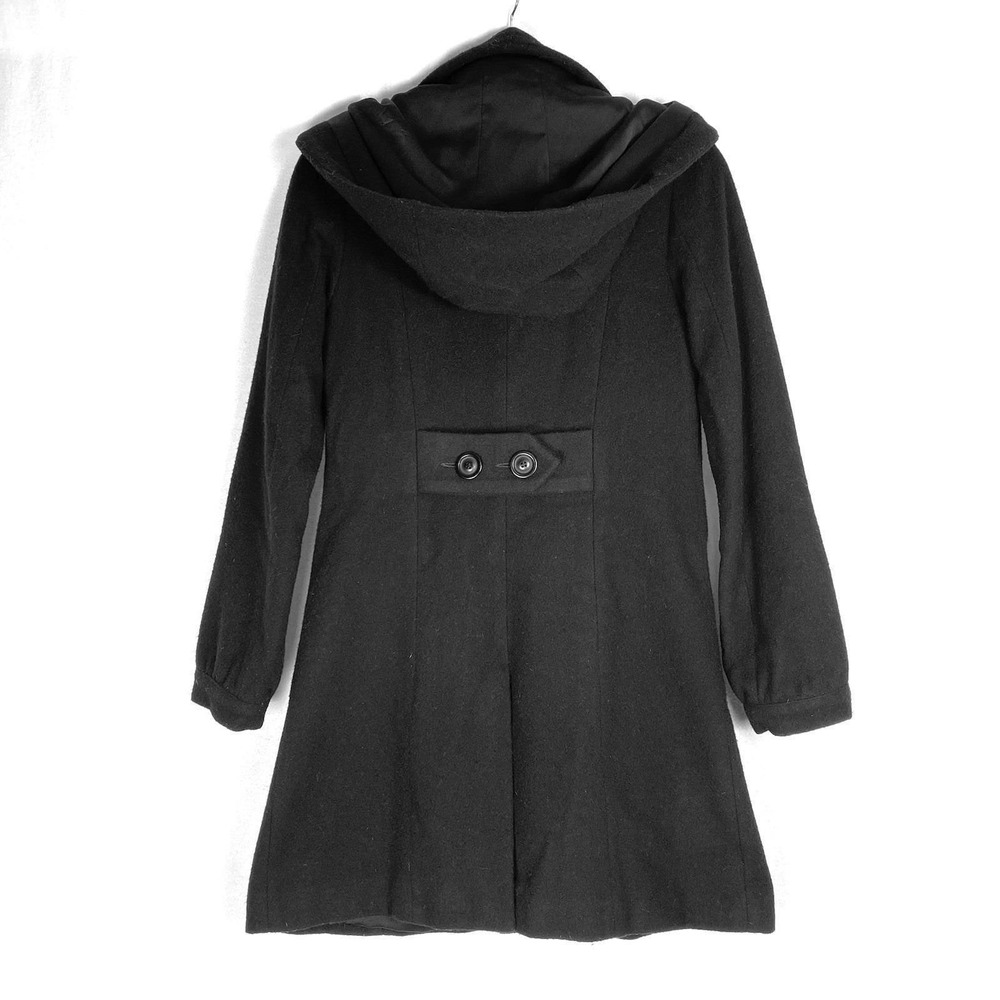 Anthropologie Mason Sz Small 6 Overcoat Pea Wool Office Chic Quiet Luxury Career - Picture 4 of 5